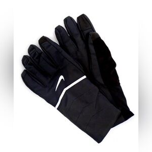Nike Women's Black Gloves with White Accents